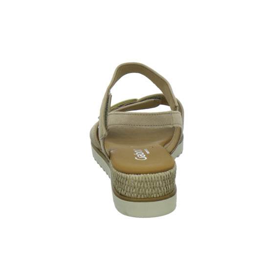 Gabor Comfort Sandaletten Beige - 360° Ansicht