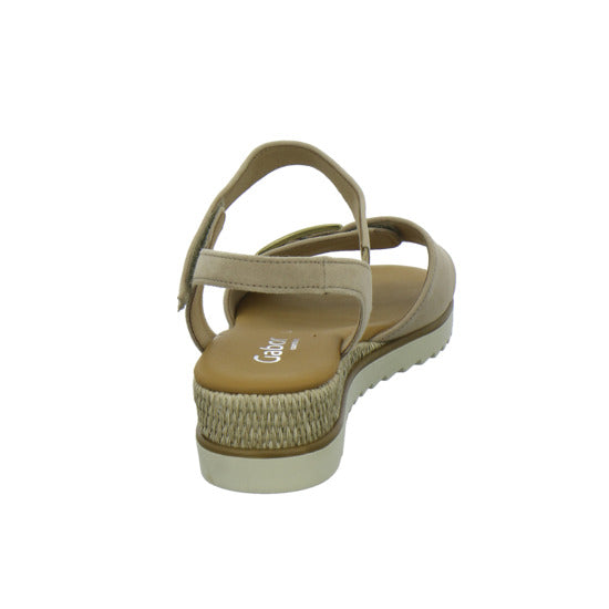 Gabor Comfort Sandaletten Beige - 360° Ansicht