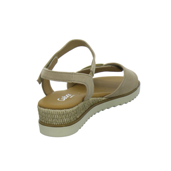 Gabor Comfort Sandaletten Beige - 360° Ansicht
