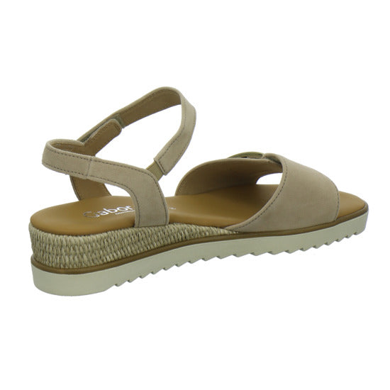 Gabor Comfort Sandaletten Beige - 360° Ansicht