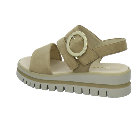 Gabor Sandaletten Beige - 360° Ansicht