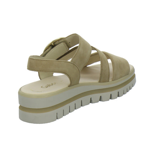 Gabor Sandaletten Beige - 360° Ansicht