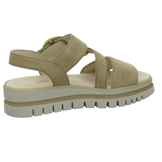 Gabor Sandaletten Beige - 360° Ansicht