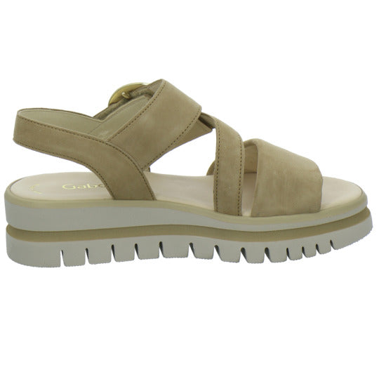 Gabor Sandaletten Beige - 360° Ansicht