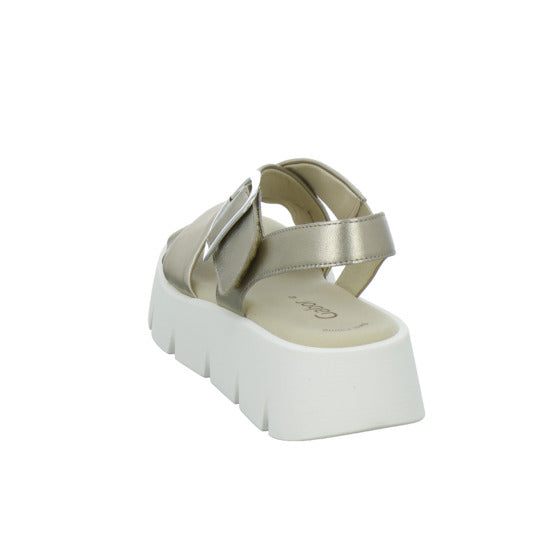 Gabor Sandaletten Gold - 360° Ansicht