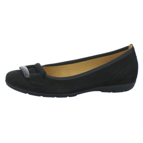 Gabor Ballerina u. Pumps Schwarz - 360° Ansicht