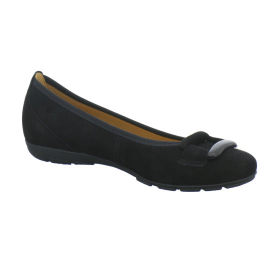 Gabor Ballerina u. Pumps Schwarz - 360° Ansicht