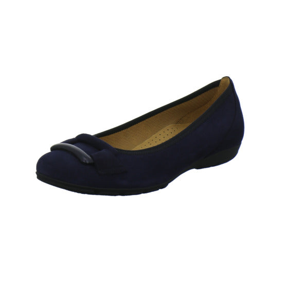 Gabor Ballerina u. Pumps Dunkelblau - 360° Ansicht