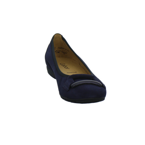 Gabor Ballerina u. Pumps Dunkelblau - 360° Ansicht