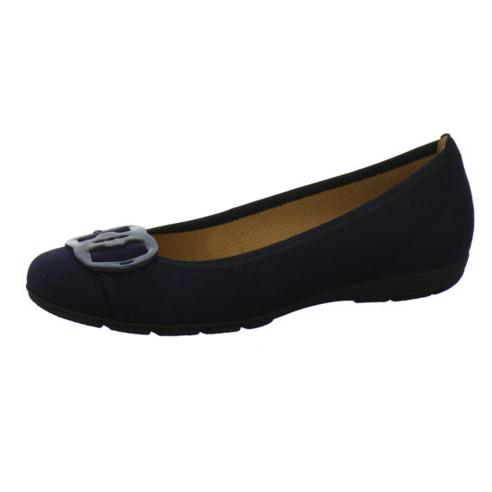 Gabor Ballerina u. Pumps Dunkelblau - 360° Ansicht