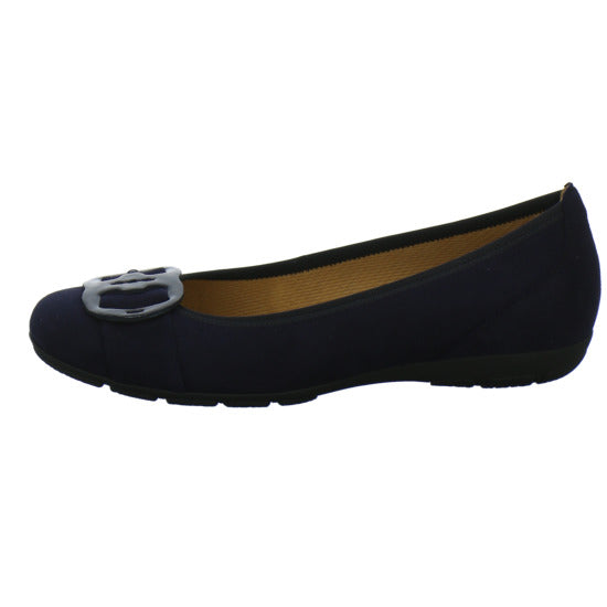 Gabor Ballerina u. Pumps Dunkelblau - 360° Ansicht