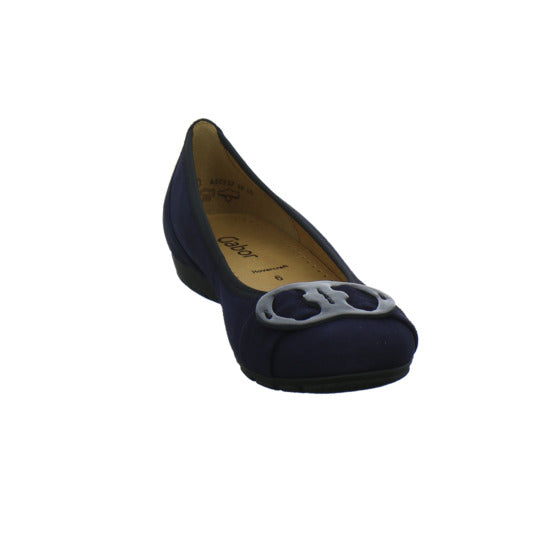 Gabor Ballerina u. Pumps Dunkelblau - 360° Ansicht