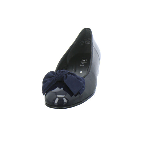 Gabor Ballerina u. Pumps Dunkelblau - 360° Ansicht