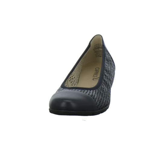 Caprice Ballerina u. Pumps Dunkelblau - 360° Ansicht