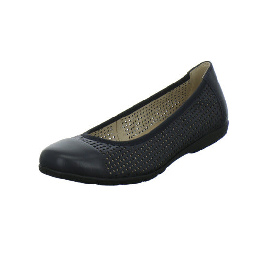 Caprice Ballerina u. Pumps Dunkelblau - 360° Ansicht