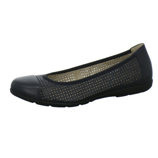 Caprice Ballerina u. Pumps Dunkelblau - 360° Ansicht