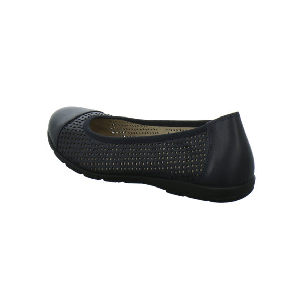 Caprice Ballerina u. Pumps Dunkelblau - 360° Ansicht
