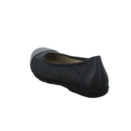 Caprice Ballerina u. Pumps Dunkelblau - 360° Ansicht