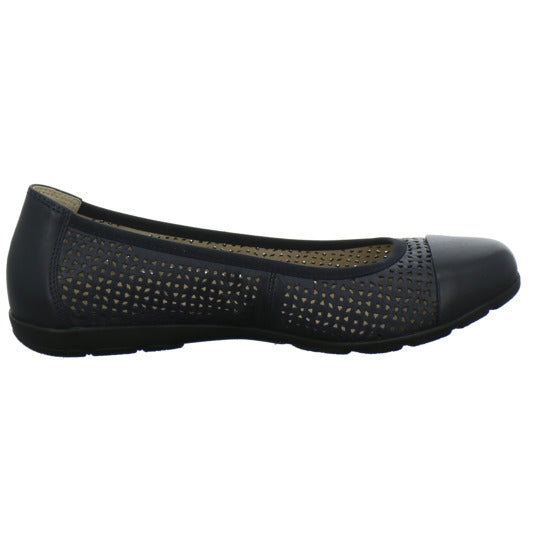 Caprice Ballerina u. Pumps Dunkelblau - 360° Ansicht