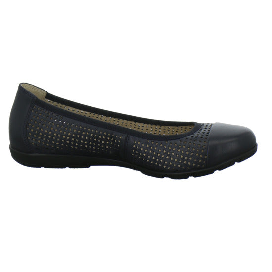 Caprice Ballerina u. Pumps Dunkelblau - 360° Ansicht