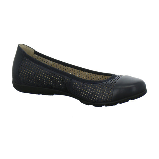 Caprice Ballerina u. Pumps Dunkelblau - 360° Ansicht