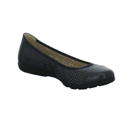 Caprice Ballerina u. Pumps Dunkelblau - 360° Ansicht
