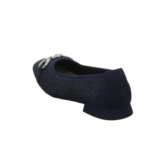 Caprice Ballerina u. Pumps Dunkelblau - 360° Ansicht