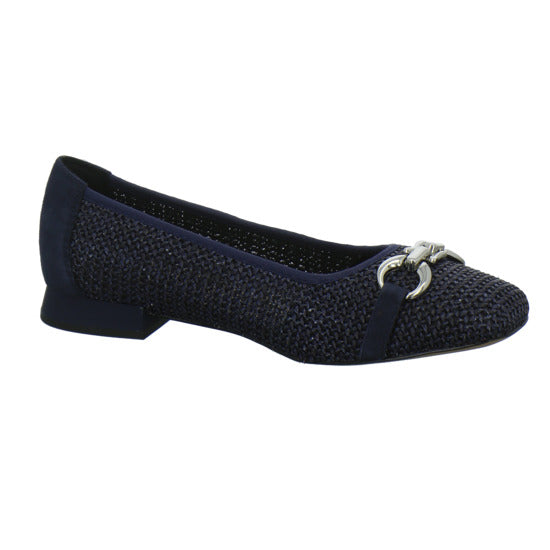 Caprice Ballerina u. Pumps Dunkelblau - 360° Ansicht