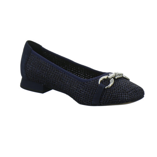 Caprice Ballerina u. Pumps Dunkelblau - 360° Ansicht