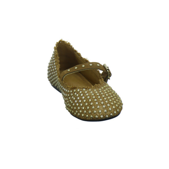 Blackrose Ballerina u. Pumps Mittelbraun - 360° Ansicht
