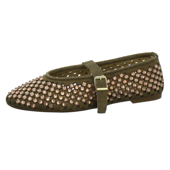 Mimmu Ballerina u. Pumps Damen taupe