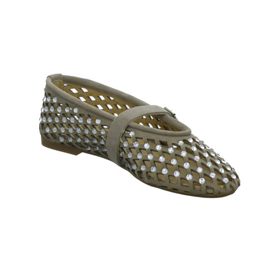Mimmu Ballerina u. Pumps Damen taupe
