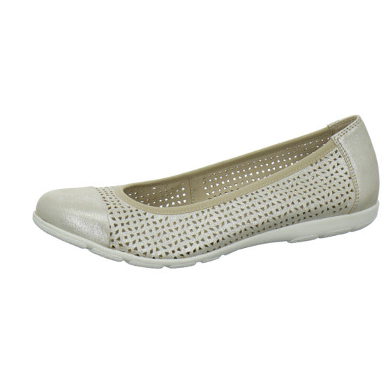 Caprice Ballerina u. Pumps Beige - 360° Ansicht