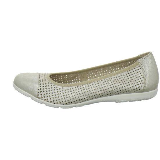 Caprice Ballerina u. Pumps Beige - 360° Ansicht