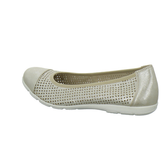 Caprice Ballerina u. Pumps Beige - 360° Ansicht
