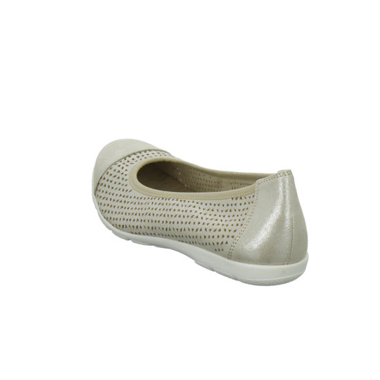 Caprice Ballerina u. Pumps Beige - 360° Ansicht