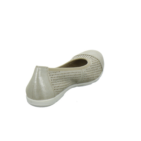 Caprice Ballerina u. Pumps Beige - 360° Ansicht