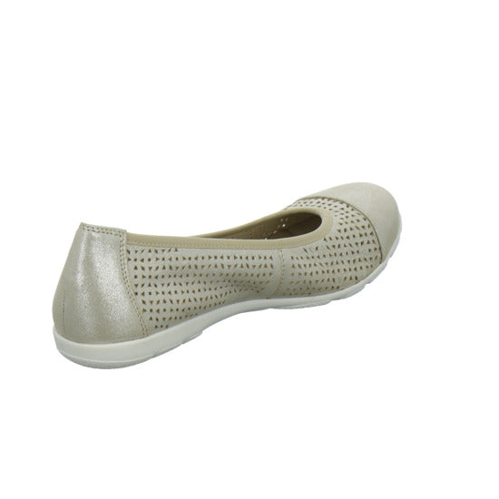 Caprice Ballerina u. Pumps Beige - 360° Ansicht