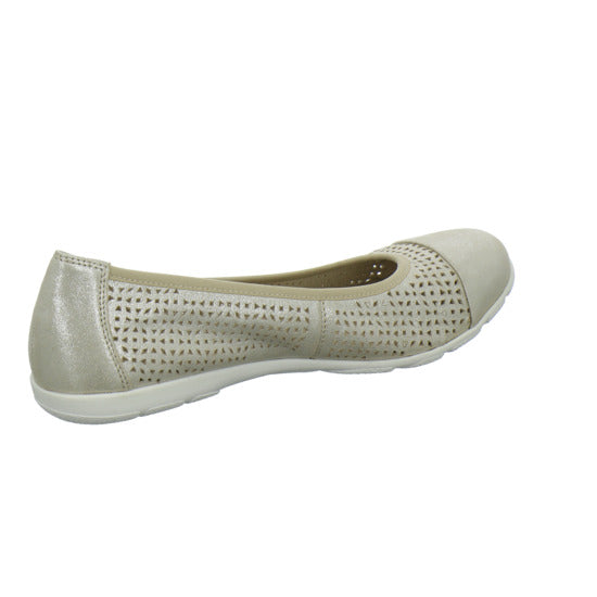 Caprice Ballerina u. Pumps Beige - 360° Ansicht