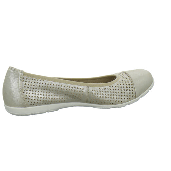 Caprice Ballerina u. Pumps Beige - 360° Ansicht