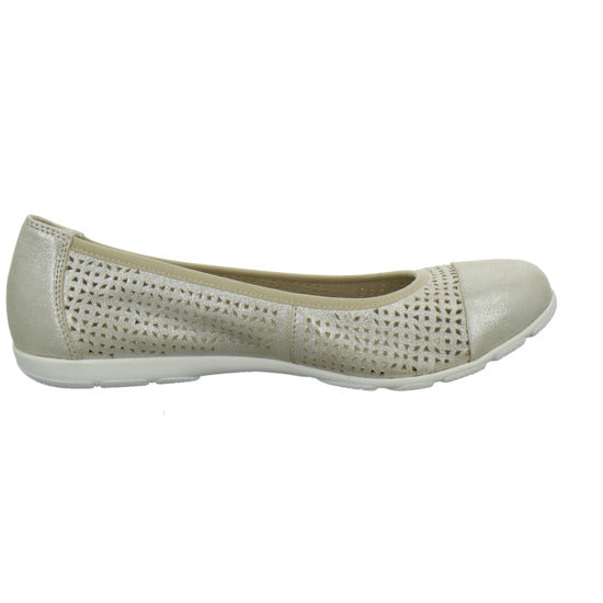 Caprice Ballerina u. Pumps Beige - 360° Ansicht