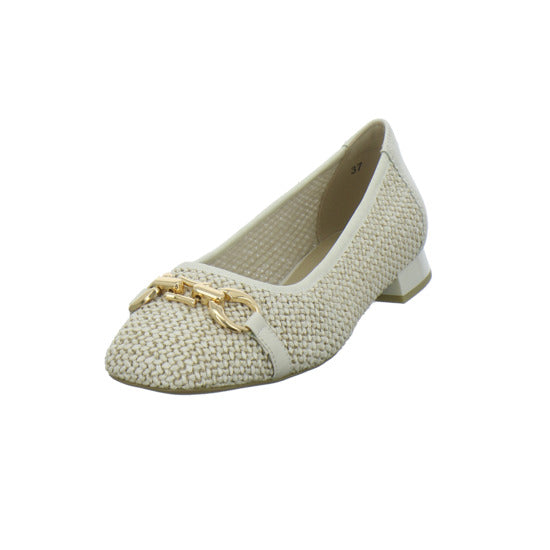 Caprice Ballerina u. Pumps Beige - 360° Ansicht