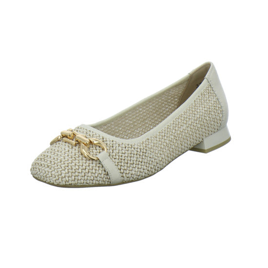 Caprice Ballerina u. Pumps Beige - 360° Ansicht