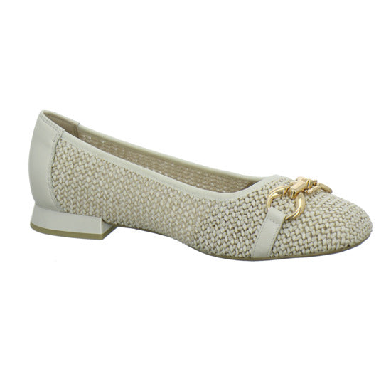 Caprice Ballerina u. Pumps Beige - 360° Ansicht