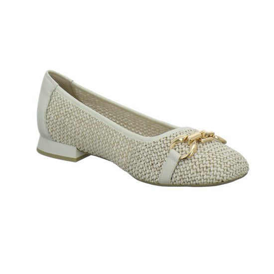 Caprice Ballerina u. Pumps Beige - 360° Ansicht