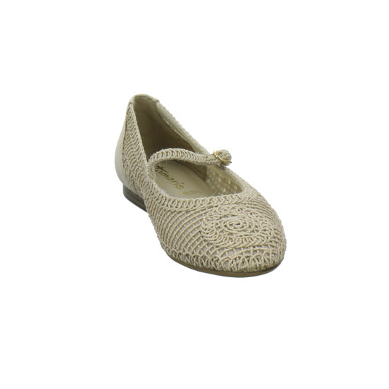 Tamaris Ballerina u. Pumps Beige