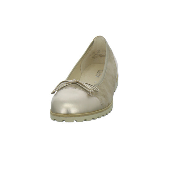 Gabor Ballerina u. Pumps Beige-kombi - 360° Ansicht