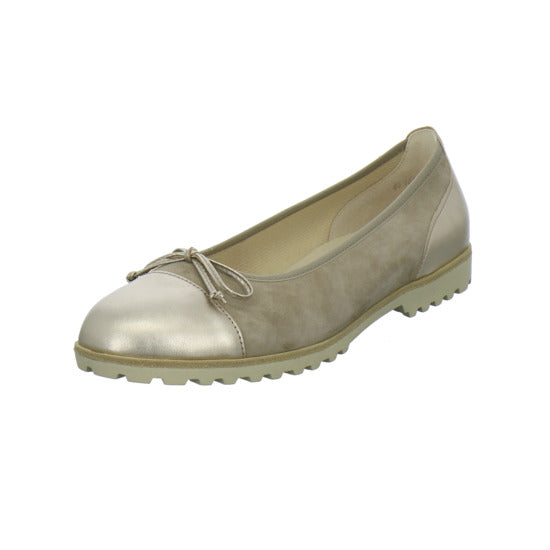 Gabor Ballerina u. Pumps Beige-kombi - 360° Ansicht