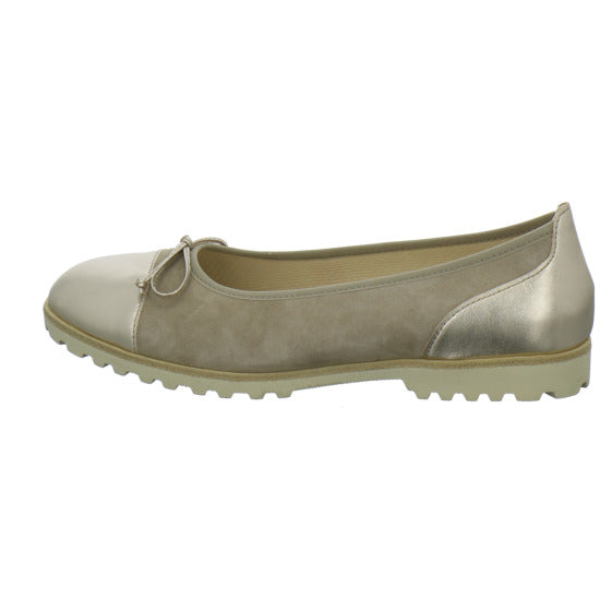 Gabor Ballerina u. Pumps Beige-kombi - 360° Ansicht