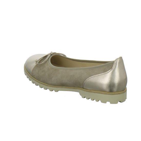 Gabor Ballerina u. Pumps Beige-kombi - 360° Ansicht